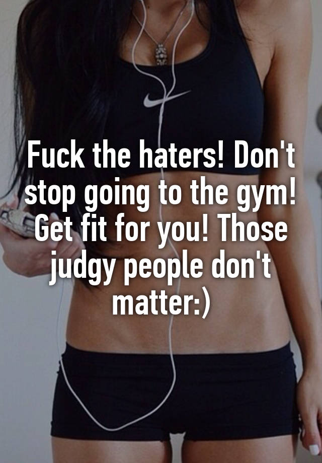 judgy people gym